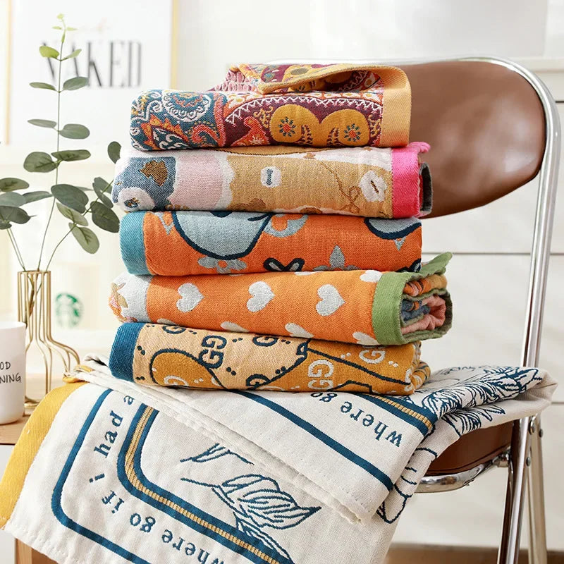 DecorBites™ Cotton Bath Towel - Soft & Absorbent 80x160cm - Large & Luxurious
