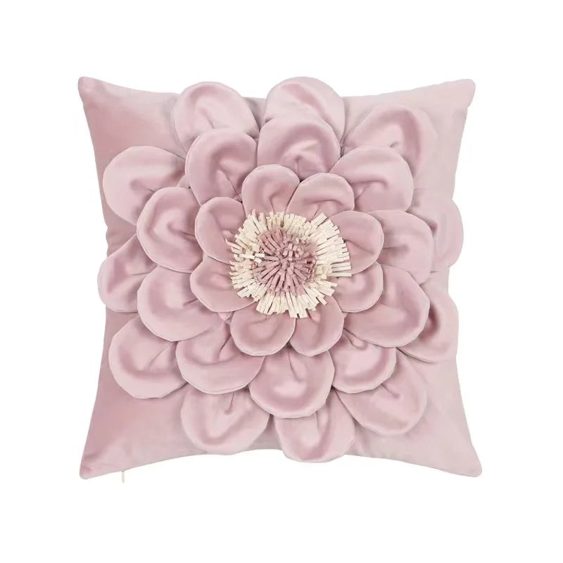 DecorBites™ Geometric Tufted Tassel Cushion Cover Cotton Canvas Fall Pillow Cover