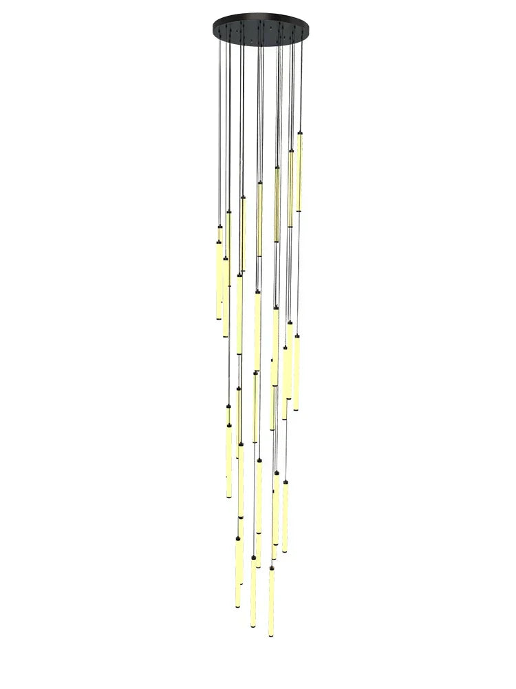 DecorBites™ LED Staircase Chandelier for Home Hotel Hall Lighting
