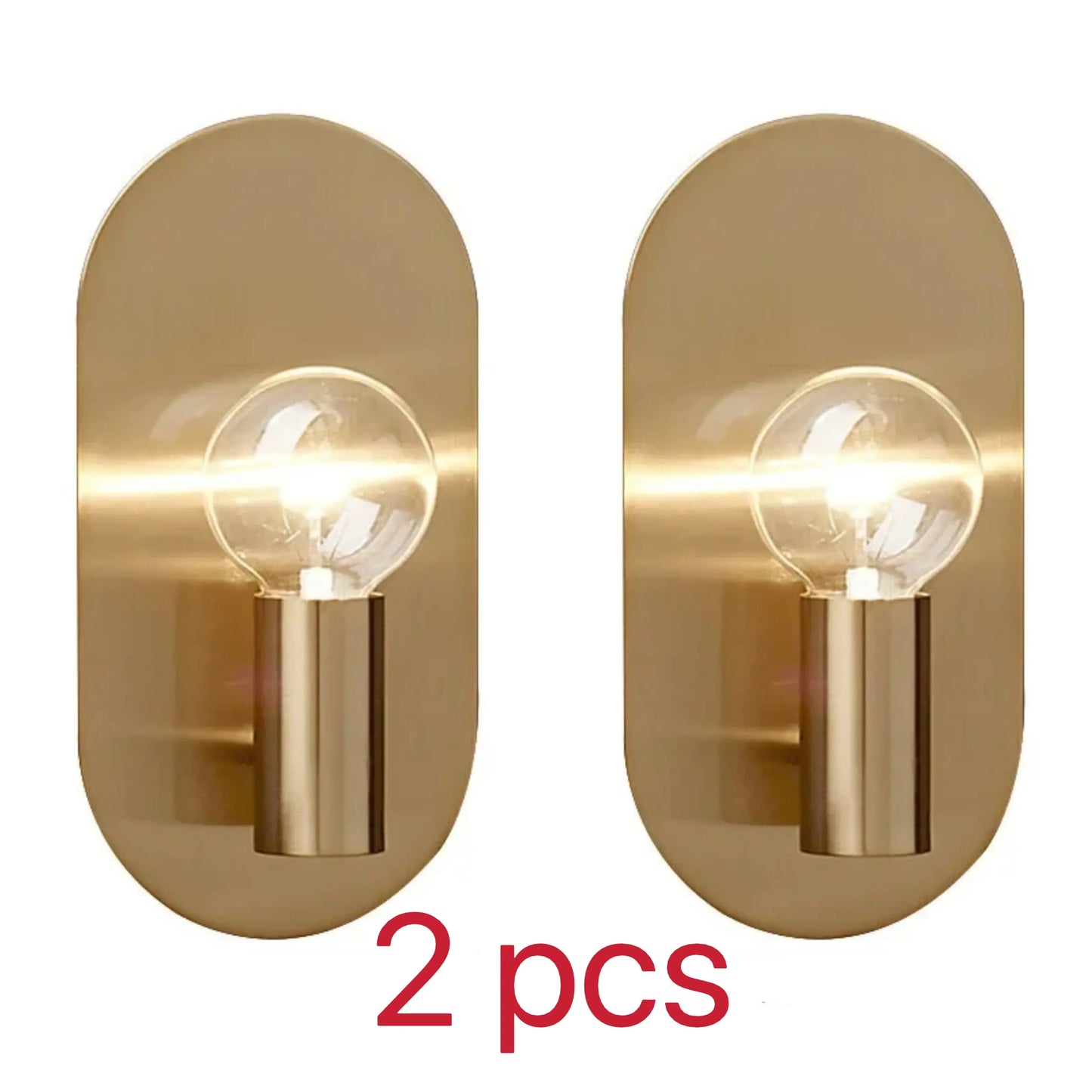 DecorBites™ Gold Bedroom Wall Lamp Sconce Fixtures Indoor Decor Lighting for House Stair