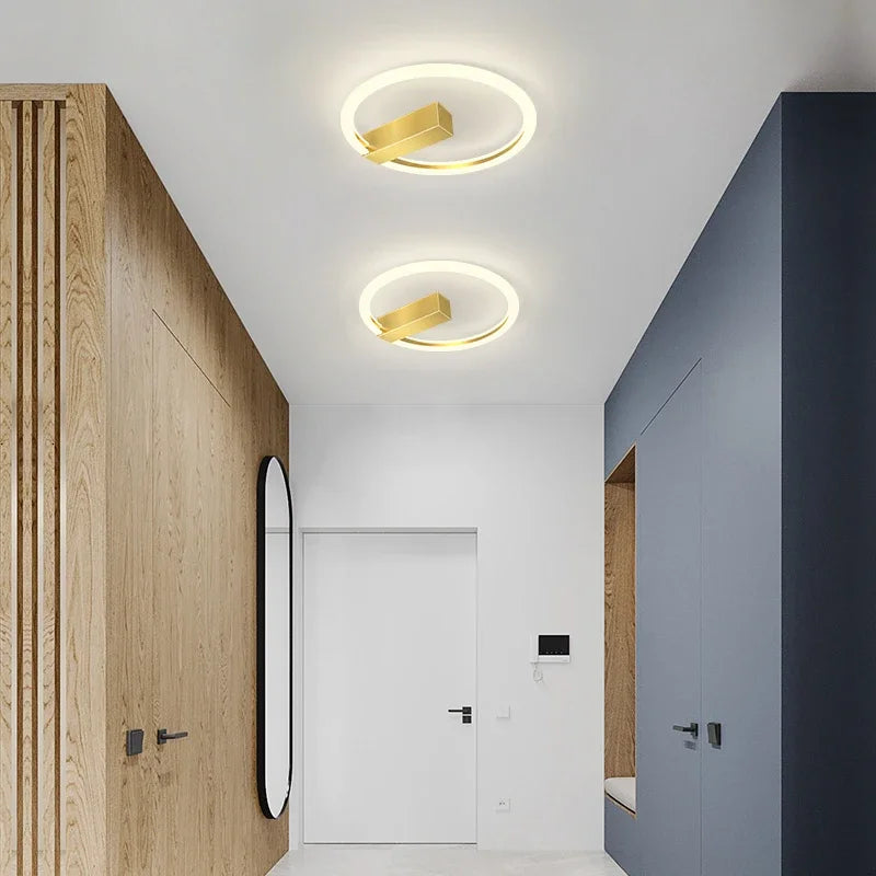 DecorBites™ LED Wall Lamp - Modern Black Gold Sconce for Living Room Bedroom