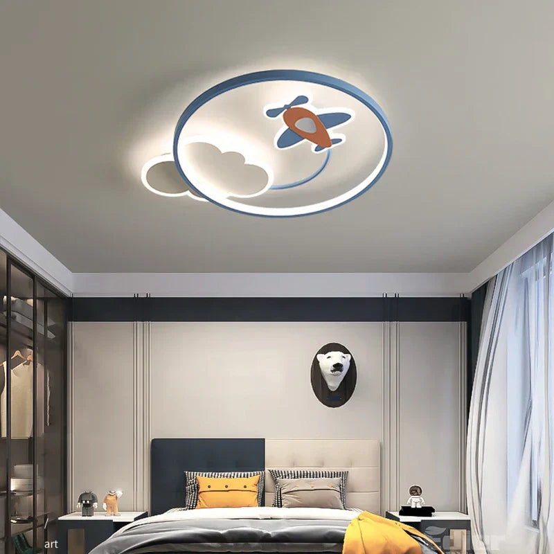 DecorBites™ Kids Room LED Ceiling Chandelier Modern Nursery Study Hanging Lamp