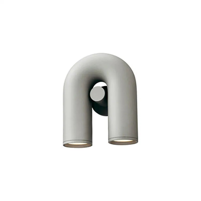 DecorBites™ Cirkus Tube Wall Lamp: Minimalist U-shaped Sconce for Bedside Reading & Decor