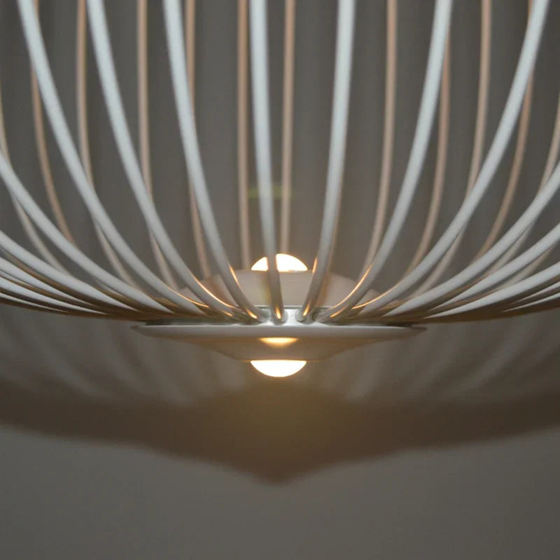DecorBites™ Industrial Birdcage Iron Table Lamp for Bar, Restaurant, Hotel - LED Lighting