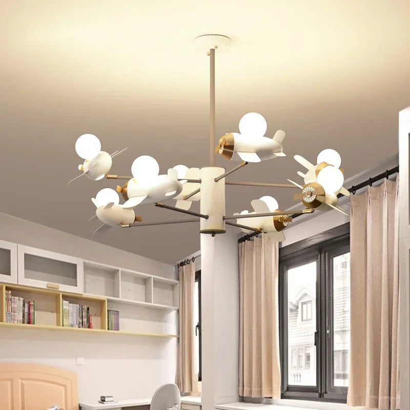 DecorBites™ Helicopter Chandeliers for Children's Room and Bedroom Lighting