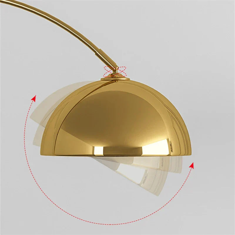DecorBites™ LED Marble Base Floor Lamp for Modern Living Room & Bedroom Lighting