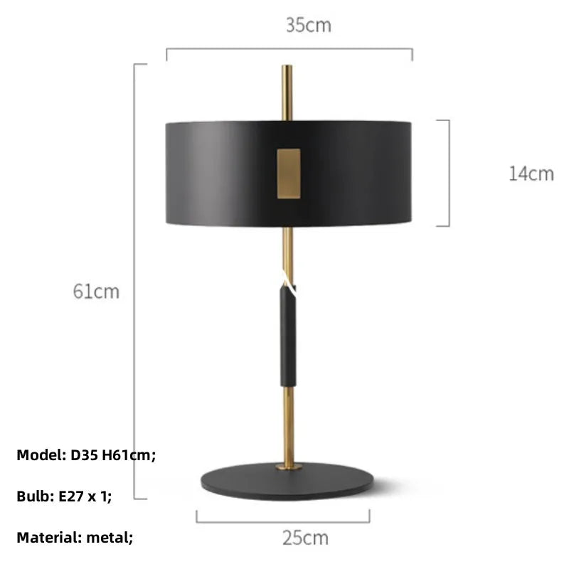DecorBites™ Black Metal E27 Floor Lamp for Stylish Indoor Lighting