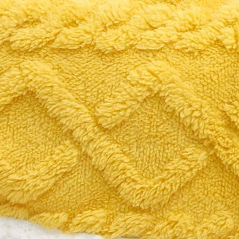 DecorBites™ Cozy Velvet Pet Blanket for Autumn/Winter Comfort
