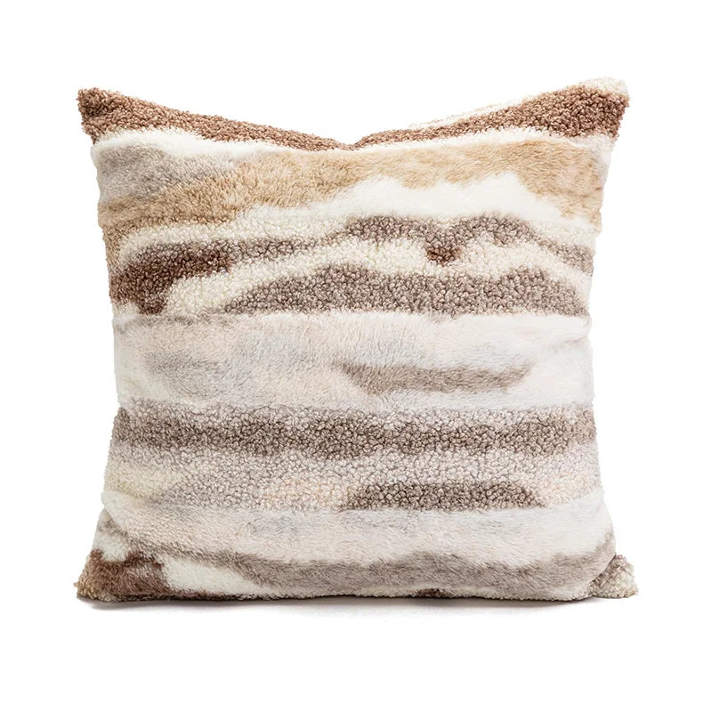 DecorBites™ Brown Coffee Pillowcase: Modern Simplicity Light Luxury Sofa Cushion Covers