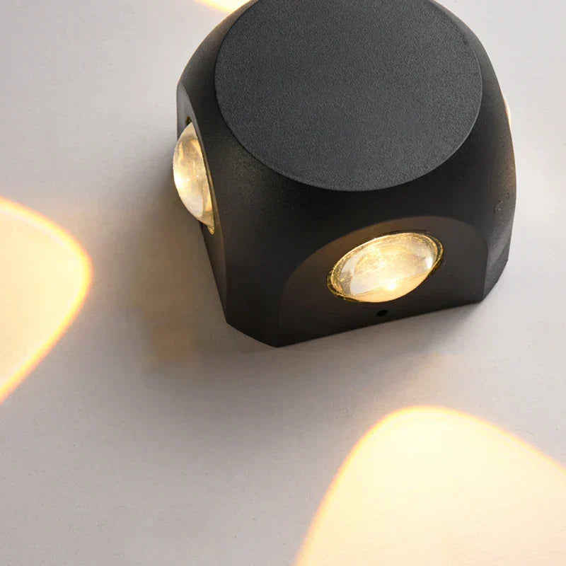 DecorBites™ 4W LED Wall Light for Home Decor and Outdoor Garden Sconce