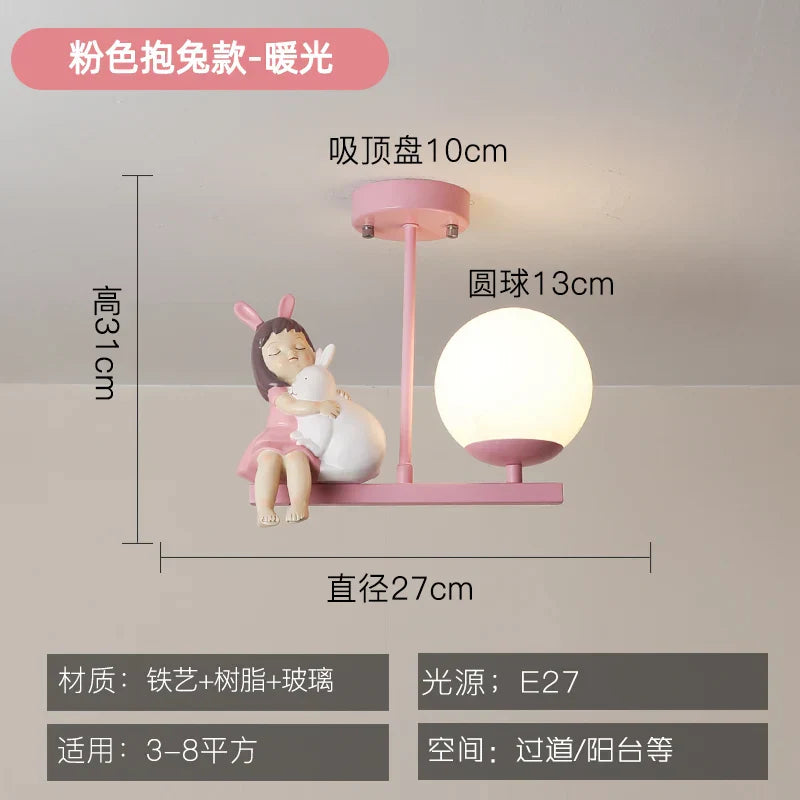 DecorBites™ Kids Room Cartoon Eye Protection LED Ceiling Light Fixture