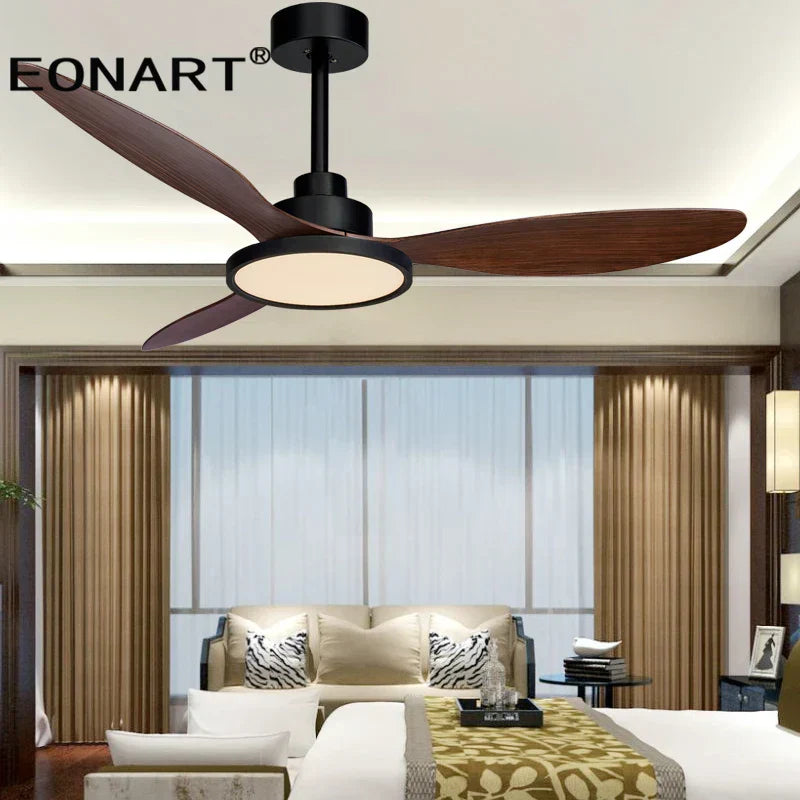 DecorBites™ 52" Fashion Plastic Blade Ceiling Fan with Lamp and Remote Control