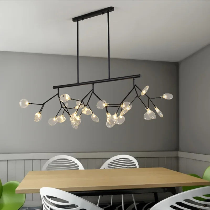 2024 DecorBites™ Nordic Firefly LED Chandelier - Ideal for Living Room, Bedroom, Dining Room
