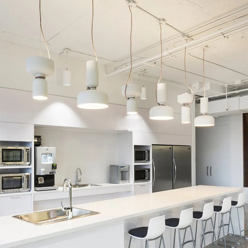 DecorBites™ LED Pendant Light: Minimalist Iron Fixture for Bedroom, Living Room, Restaurants & Bars