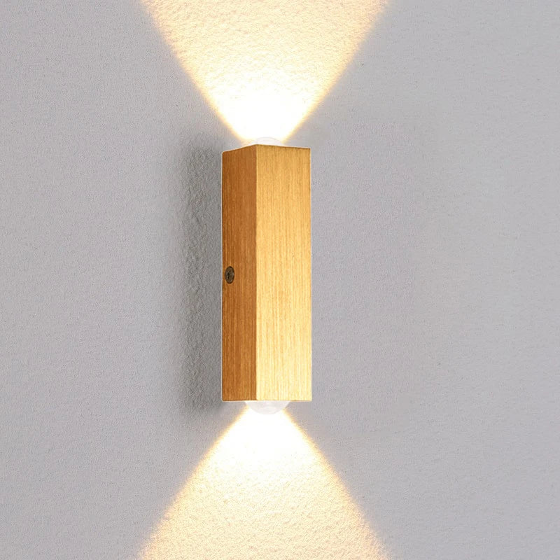 DecorBites™ Brushed Gold Up Down Wall Lamp for Luxury Home Decor
