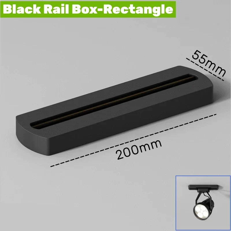 DecorBites™ Aluminum Track Rail LED Ceiling Spotlight Linear Track Lighting System.