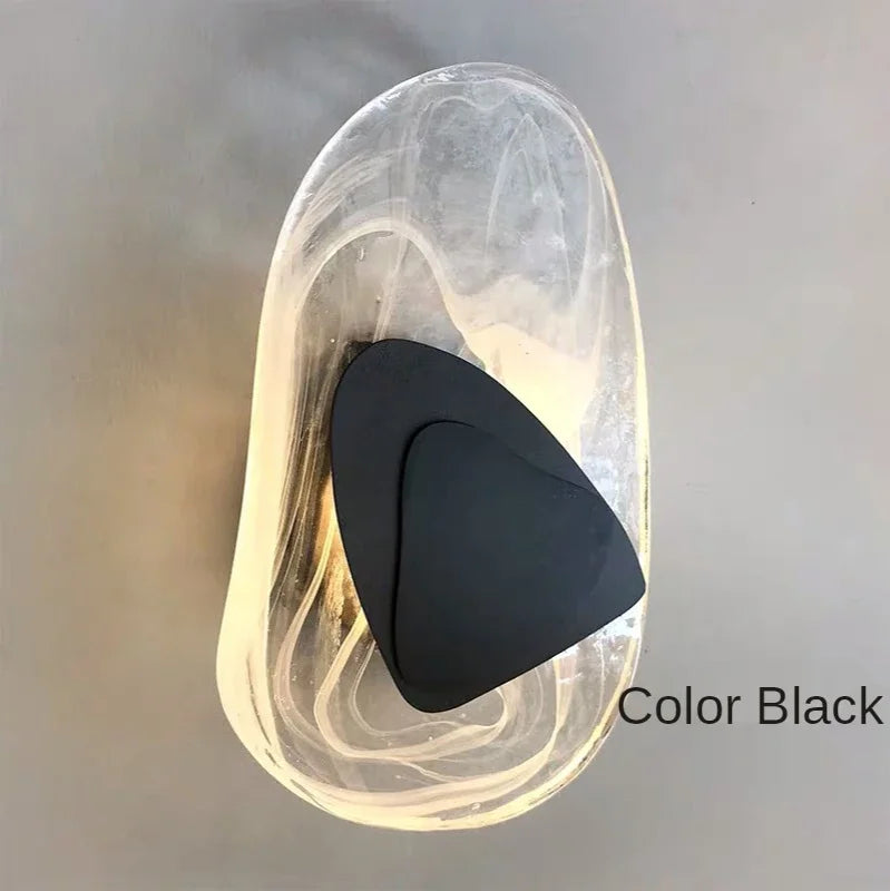 DecorBites™ Glass Wall Lamp LED Sconce Minimalist Design for Bedroom Living Room Aisle