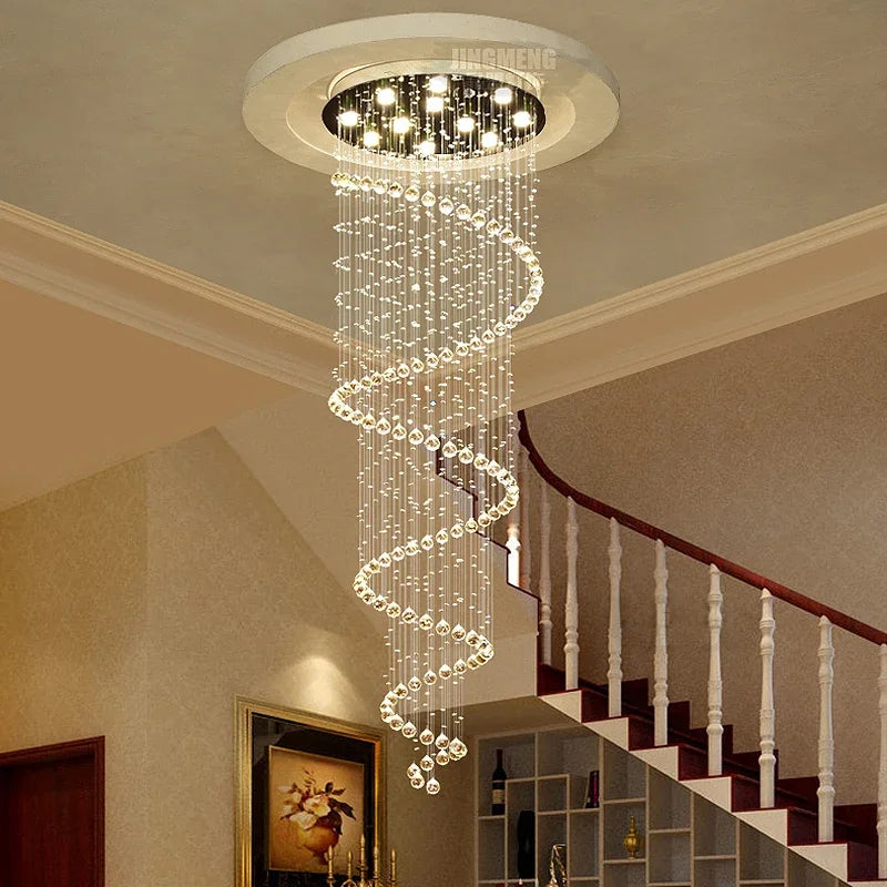DecorBites™ Crystal LED Ceiling Chandelier: Elegant Lighting for Home Decor & Living Spaces