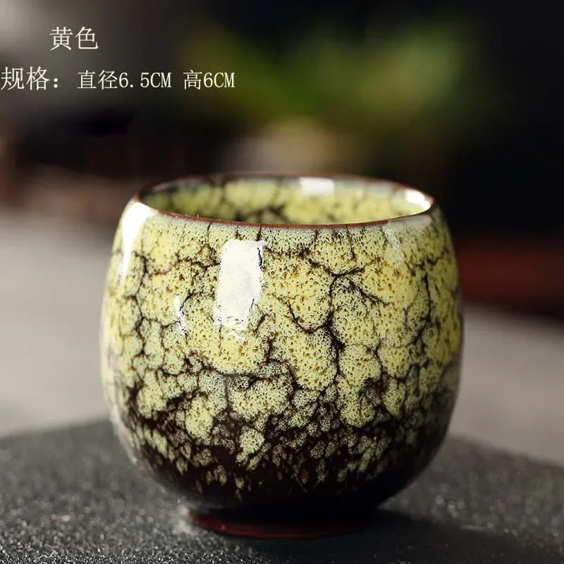 DecorBites™ Ceramic Kung Fu Tea Cup Set - Handcrafted Porcelain Drinkware for Coffee and Wine