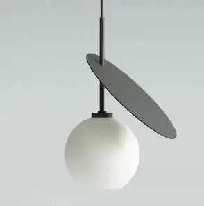 DecorBites™ Cherry Glass Pendant Lights: Nordic Red/White Lamp for Home Decor & Lighting