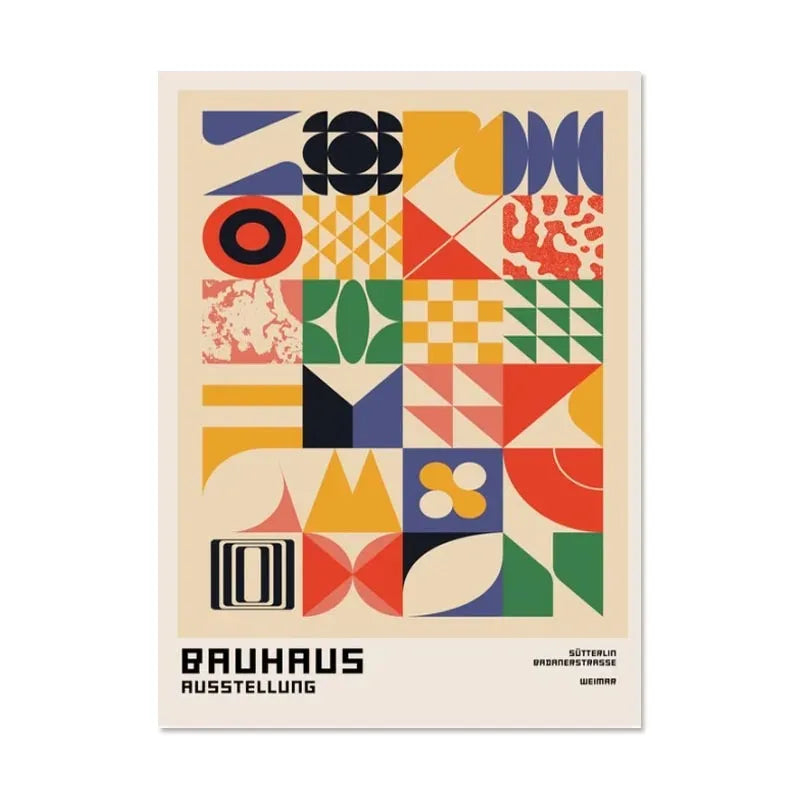 DecorBites™ Modern Black & White Exhibition Canvas Print