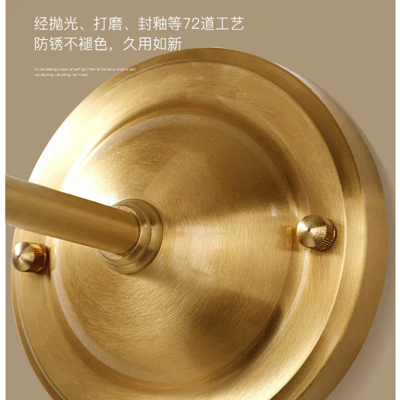 DecorBites™ Copper Wall Lamp: Modern LED Sconce for Home Decor & Bedroom, Industrial Style