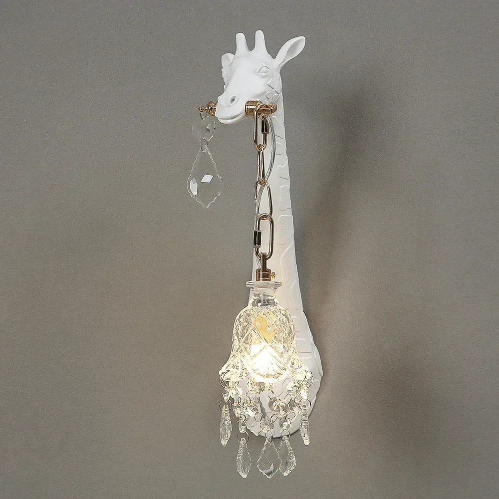 DecorBites™ Giraffe Resin Wall Lamp Sconce Light for Bedside & Living Room Decor