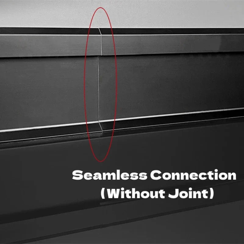 DecorBites™ LED Skirting Line Aluminum Profiles Baseboard Corner Wall Decor - Stair Bar Strip Light