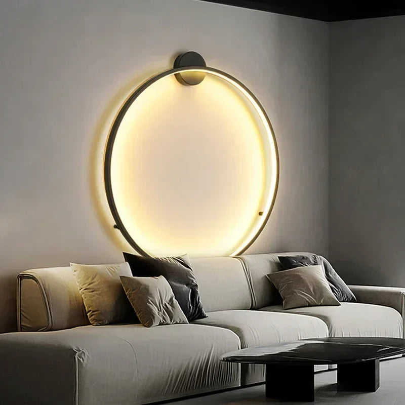DecorBites™ Circular Wall Lamp LED Lighting for Bedroom Living Room Atmosphere