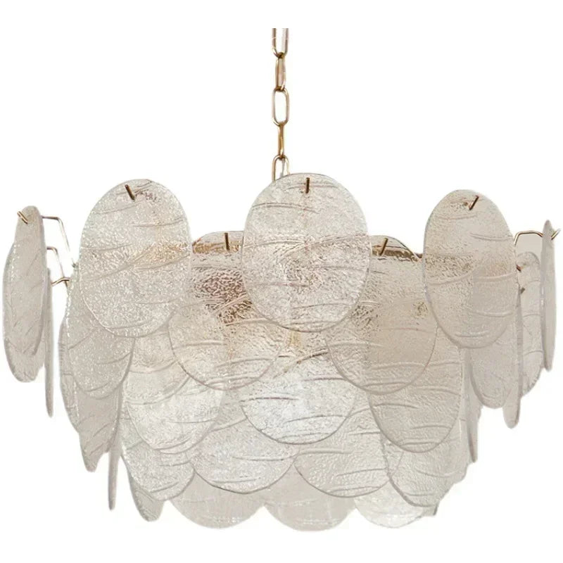 DecorBites™ LED Glass Chandelier Modern Minimalist Design Light Fixtures