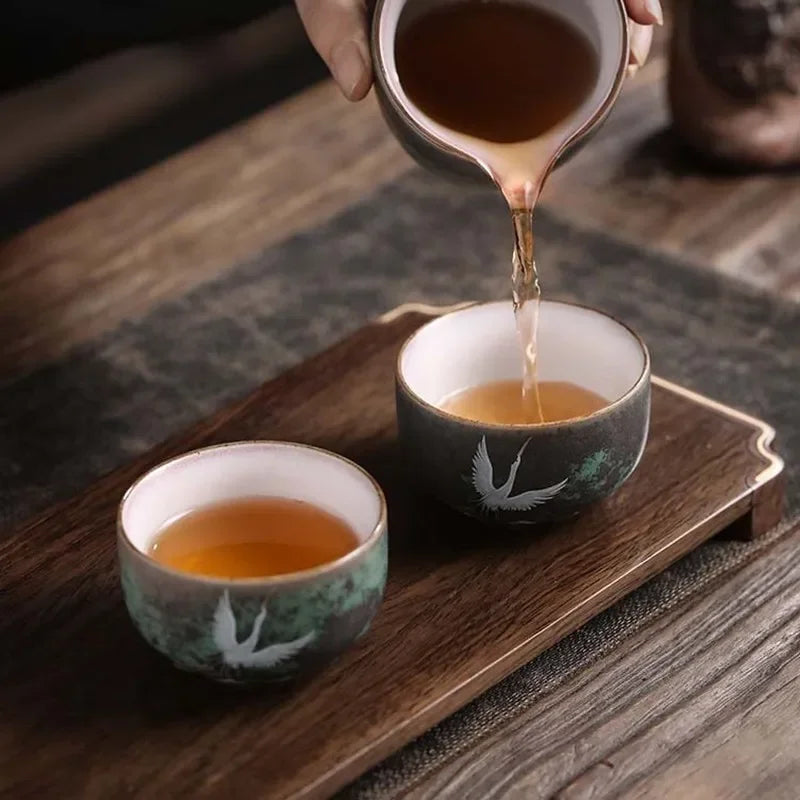 DecorBites™ Japanese Ceramic Coffee Cup Porcelain Tea Mug Drinkware Pottery Water Mugs