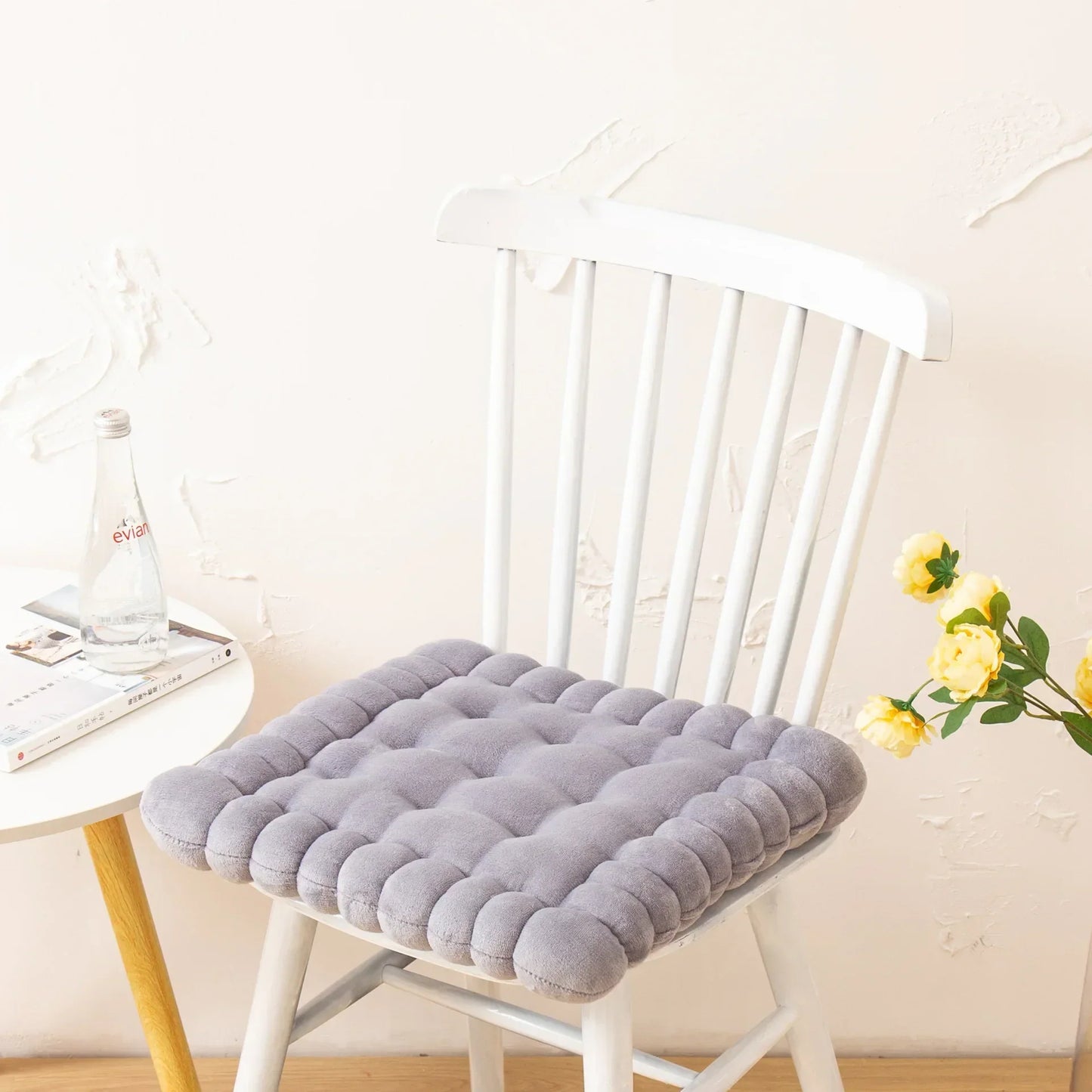 DecorBites™ Cookie Biscuit Cushion Soft Square Pillow for Living Room Chair Decor