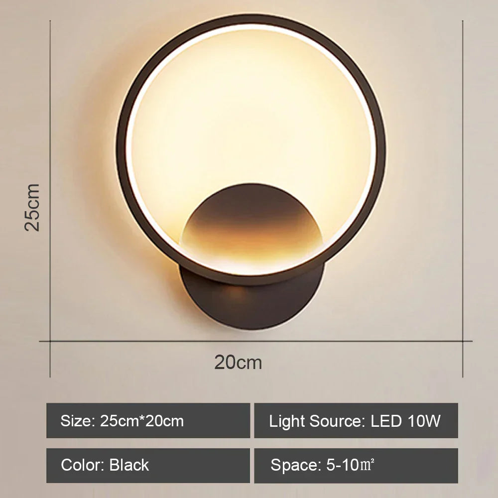 DecorBites™ LED Acrylic Wall Light Shade for Bedroom Living Room Home décor