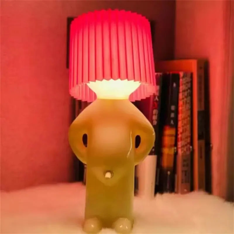 DecorBites™ LED Pleats Table Lamp: Unique Bedroom Night Light for Reading, Kids Gift