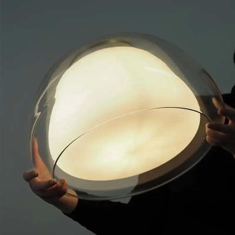DecorBites™ LED Jelly Glass Pendant Light for Living Room Kitchen Dining Table