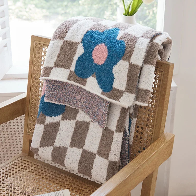 DecorBites™ Knitted Blanket Throws 130x160cm