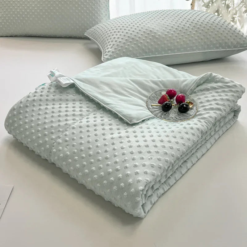 DecorBites™ Cooling Massage Blanket for Home Double Single Bed Comforter