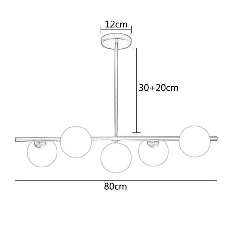 DecorBites™ Brass LED Pendant Lights for Home Decor and Indoor Lighting