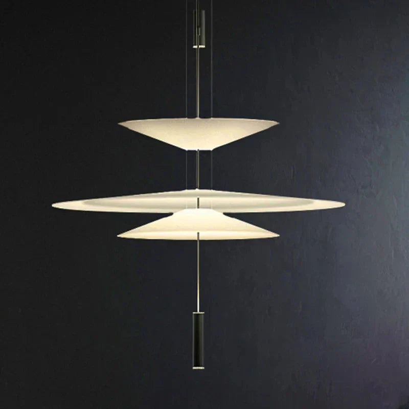 DecorBites™ LED Saucer Pendant Light for Home Decor and Living Room