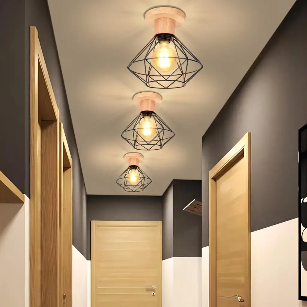 DecorBites™ Industrial Metal Pendant Light for Kitchen Island Bar Restaurant Loft Decor