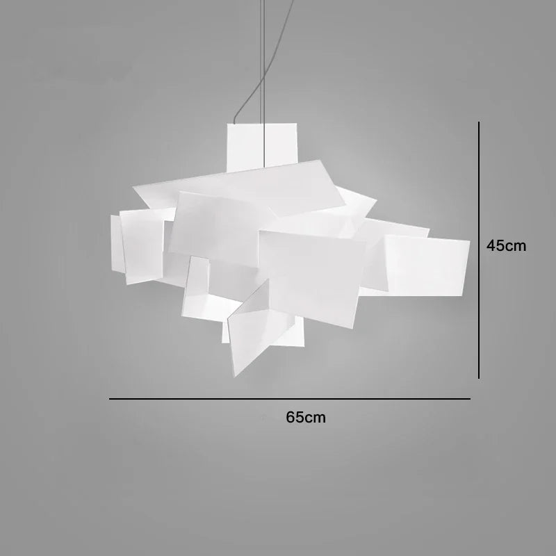 DecorBites™ Big Bang LED Pendant Lamp, Stacking Creative Lights Art Decor, 95cm Diameter