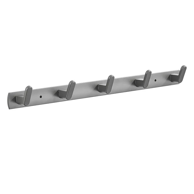 DecorBites™ Aluminum Alloy Towel Hooks Wall Mounted Bathroom Robe Holder (3-6 Hooks)