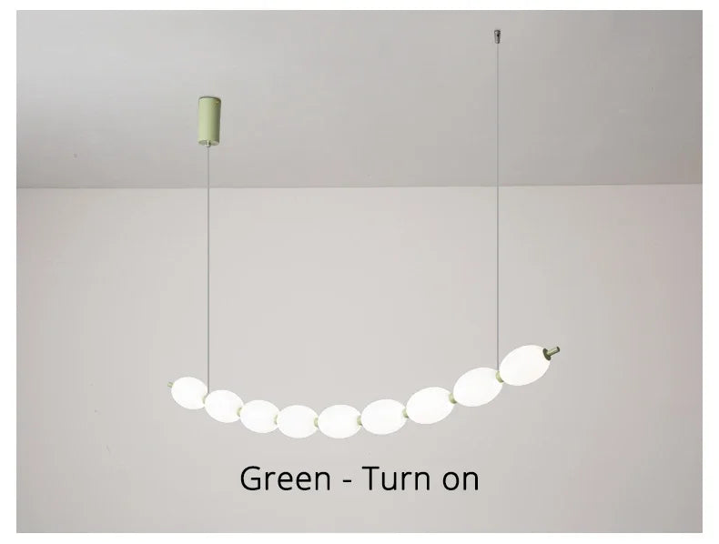 DecorBites™ Bead Nordic Chandelier: Stylish Dining Room Pendant Light for Bar Table Adding Ambiance