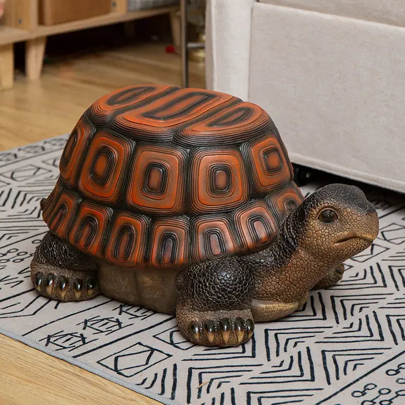 DecorBites™ Animal Resin Sculpture Footstool Seat Cartoon Statue Chair for Living Room