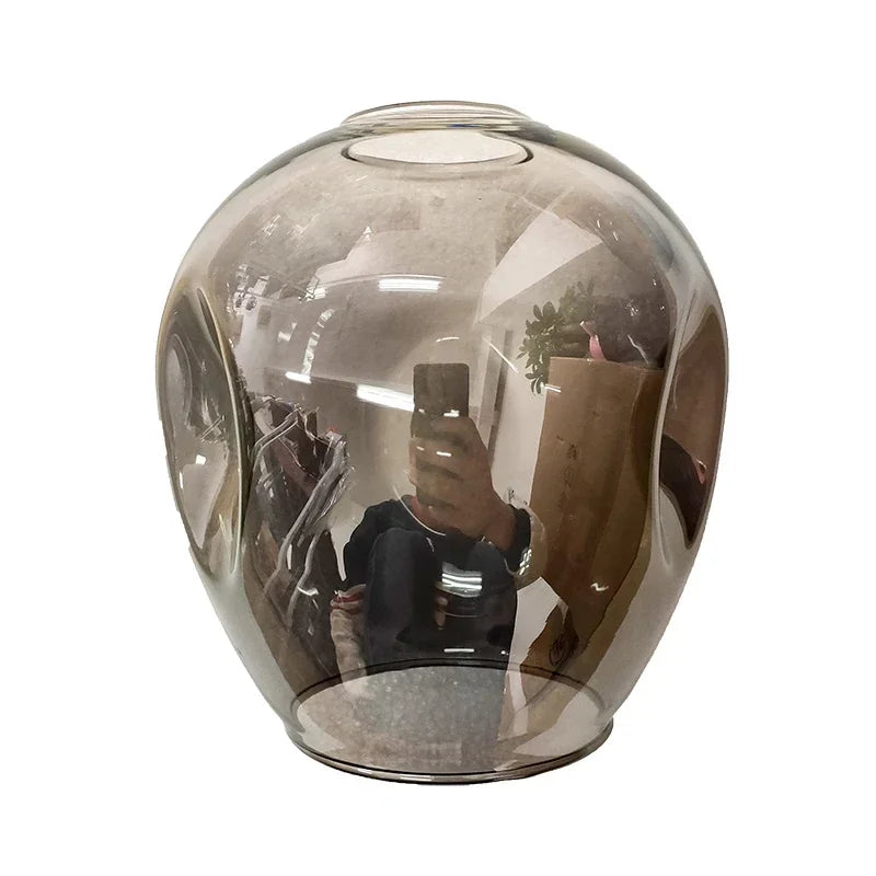 DecorBites™ Glass LED Chandelier Pendant Light for Home Ceiling Dining Room Suspension