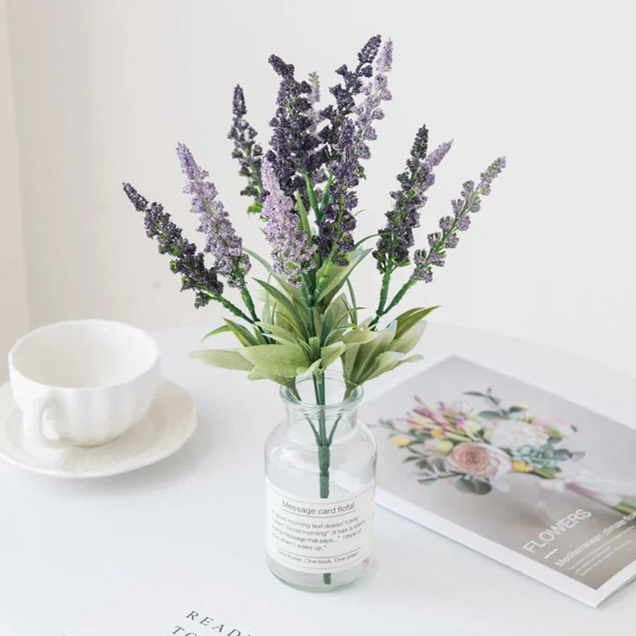 DecorBites™ Lavender Foam Flower Family Room Vase Wedding Bouquet Garden Rose Arch Decoration