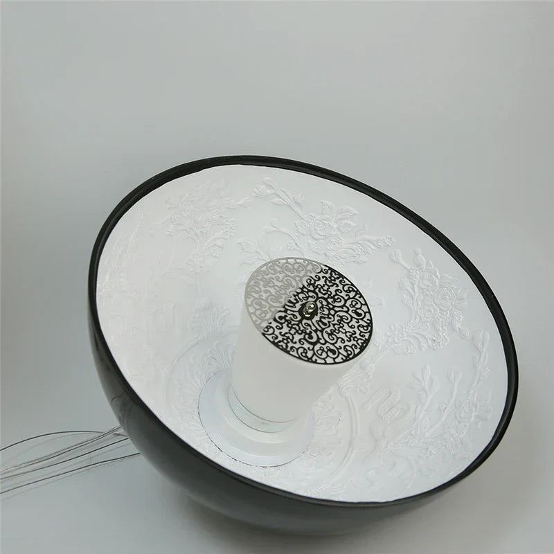 DecorBites™ 3D Sky Garden Resin Chandelier with LED Lights in Black, White, Golden, and Coffee Colors