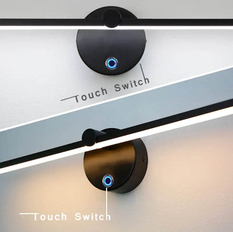 DecorBites™ Linear LED Vanity Wall Light with Switch, 300° Rotation, 41CM - Nordic Minimalist Style