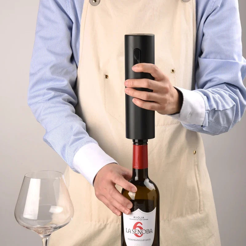 DecorBites™ Automatic Electric Wine Opener Kit with Foil Cutter, Kitchen Accessories