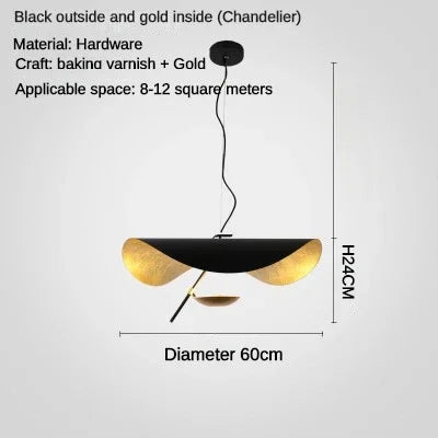 DecorBites™ LED Saucer Ceiling Chandelier: Modern & Atmospheric Living Room Pendant Light